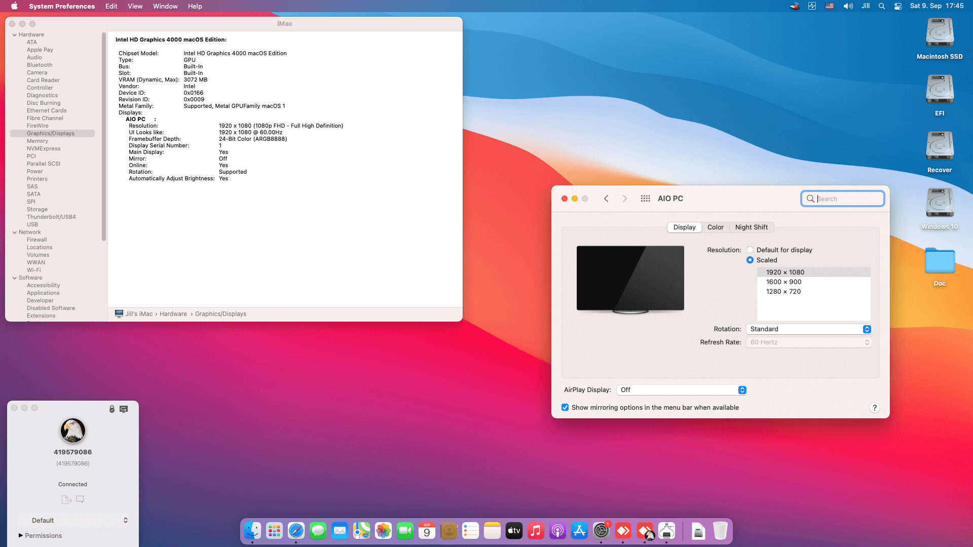 Medion Akoya P2010 D AIO PC [IvyBridge + Intel HD 4000]   OpenCore 1